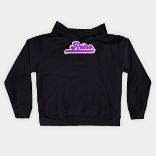 Retro Typography Kids Hoodie